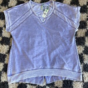 Green tea pullover top NWT